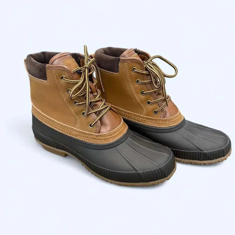 Tommy Hilfiger Casey Duck Boots Brown Tan Size 9